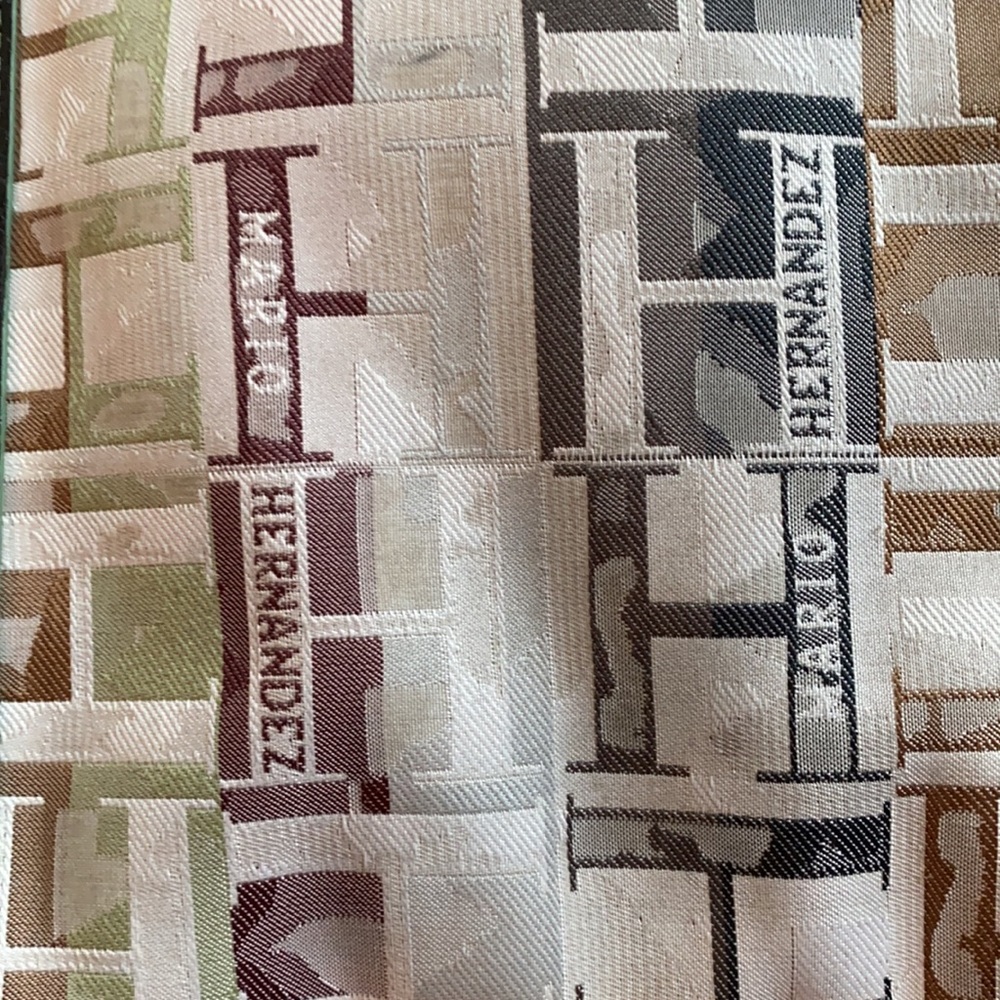 MARIO HERNANDEZ Laptop bag Canvas w/ Leather trims - Picture 8 of 9